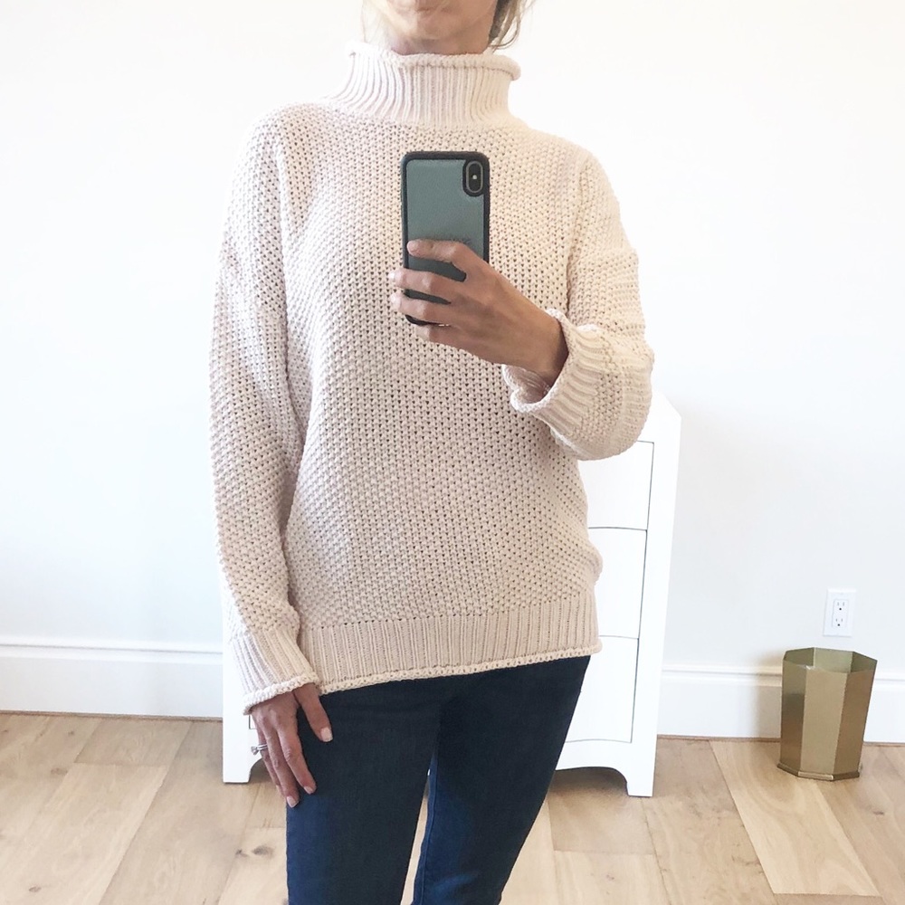SONOMA Beige Blush Pullover Loose Sweater - Picture 4 of 6